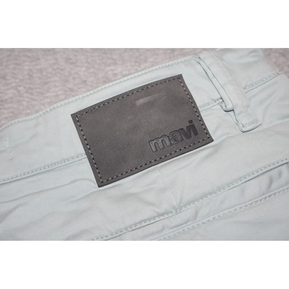 Mavi Jeans Mike Shorts Mens 34 Light Blue Chino Cotton Blend M04332 **